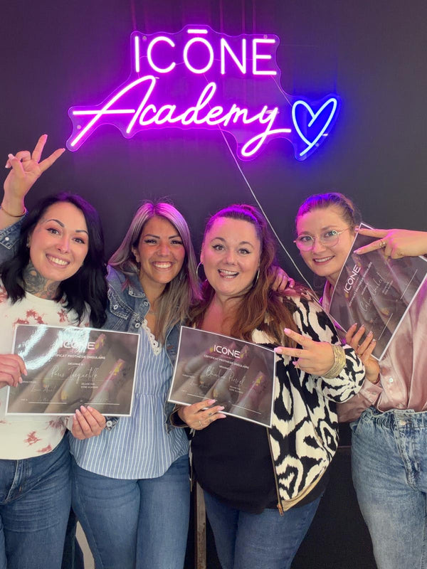 Diplômées de la formation prothésiste ongulaire au Havre - Icône Academy, promotion juin 2026