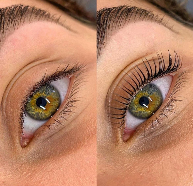 Extension de cils cil-à-cil naturelle pose douce réalisation stagiaire technicienne cils Icône Academy