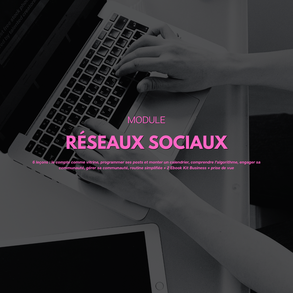 Module Réseaux Sociaux en Ligne | Icône Academy